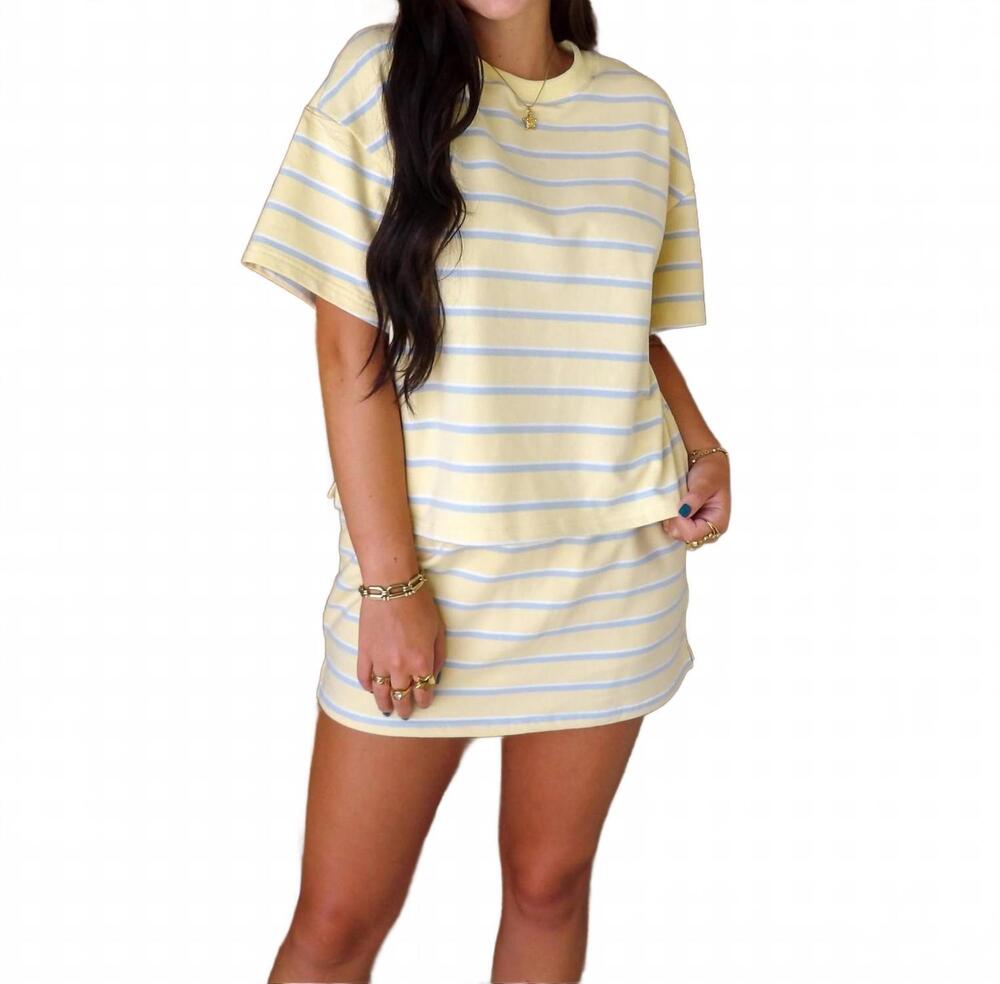 NEW DAY + MOON the gelato skirt set in butter